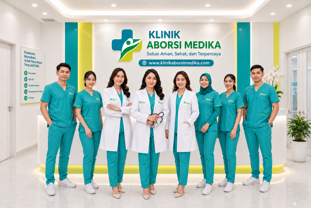 team medis di klinik aborsi kuret medika